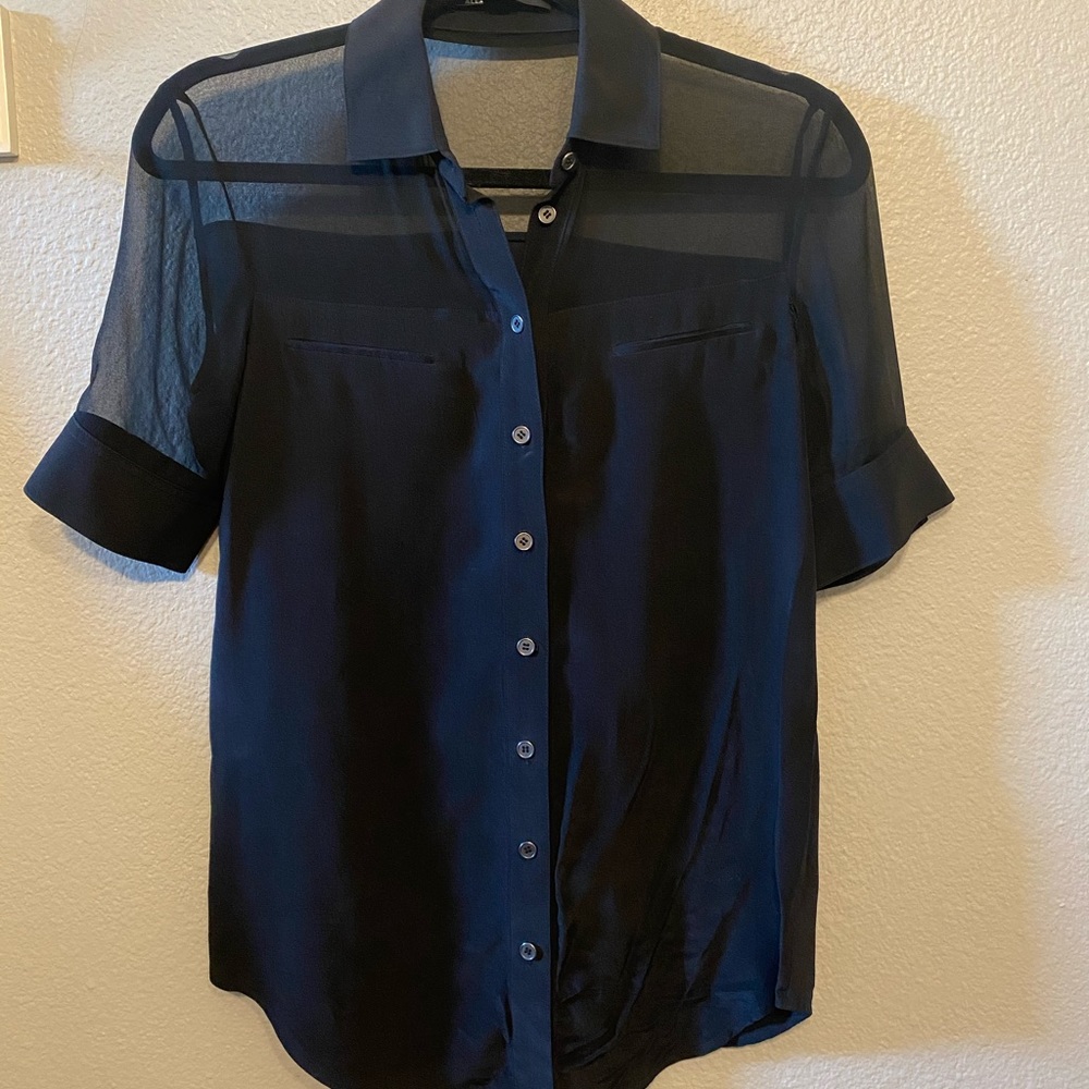 Alexander Wang Short Sleeved Button Up Shirt